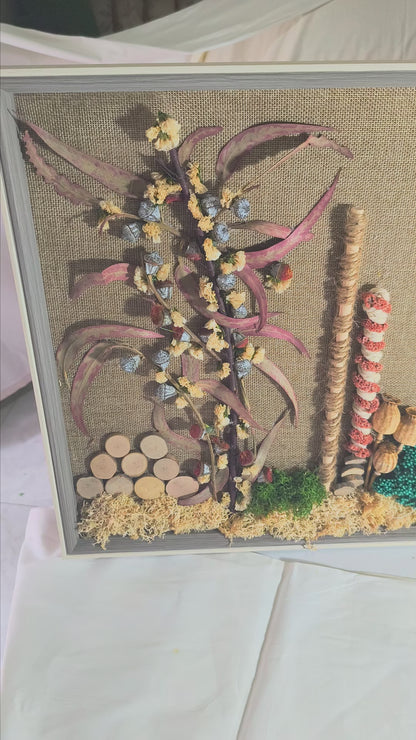 Campestres I Composición de 2 piezas  42×51 · 42×52 cm